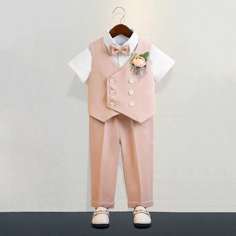 Boys Performance Suits Baby Boy Birthday Suits Five-piece Set