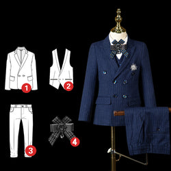 Boys Performance Clothes New Children's Wedding Boys Suit Four Piece Suit