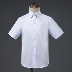 Boys Short Sleeve Suit Shirt Children's Shirt